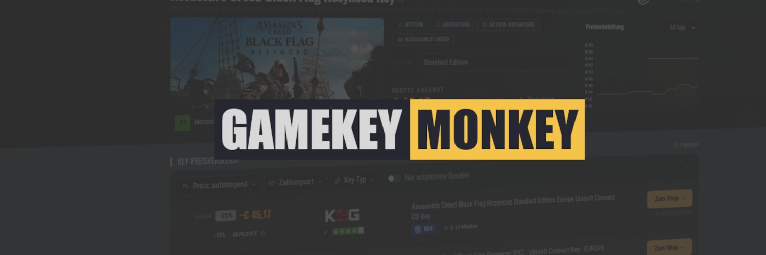 gamekeymonkey's profile banner image