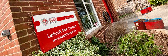Liphook Fire Station banner
