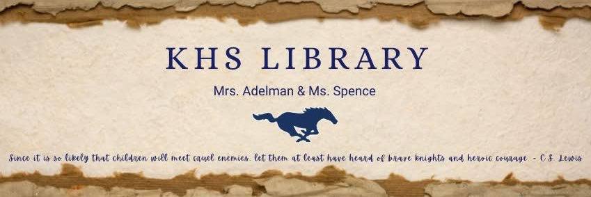 Kingwood High School Library banner