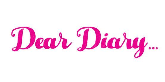 Dear Diary banner