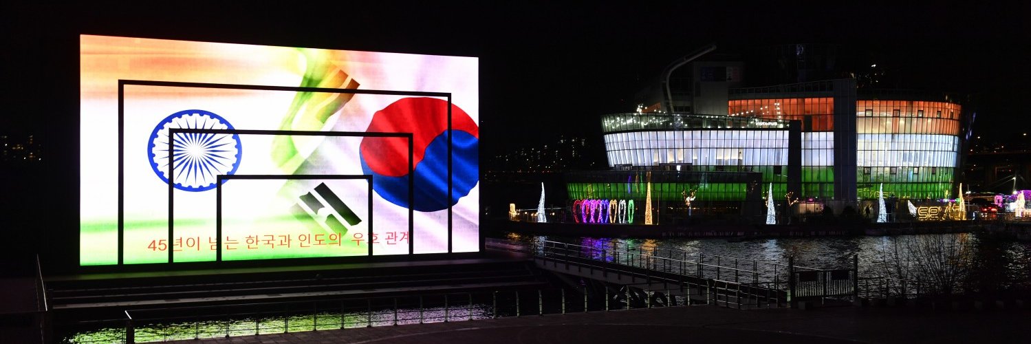 India in ROK banner