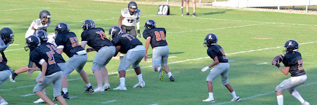 Liberty Middle Football banner