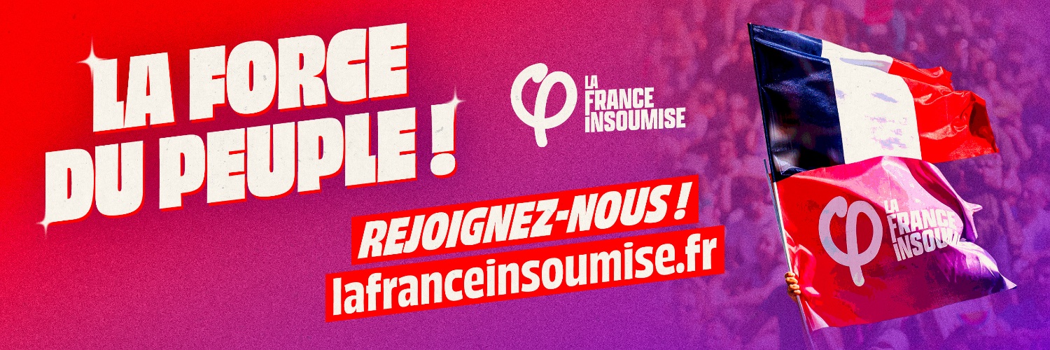 La France insoumise banner