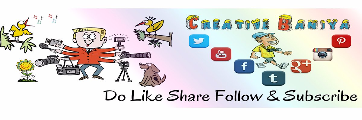 CreativeBaniya's profile banner image