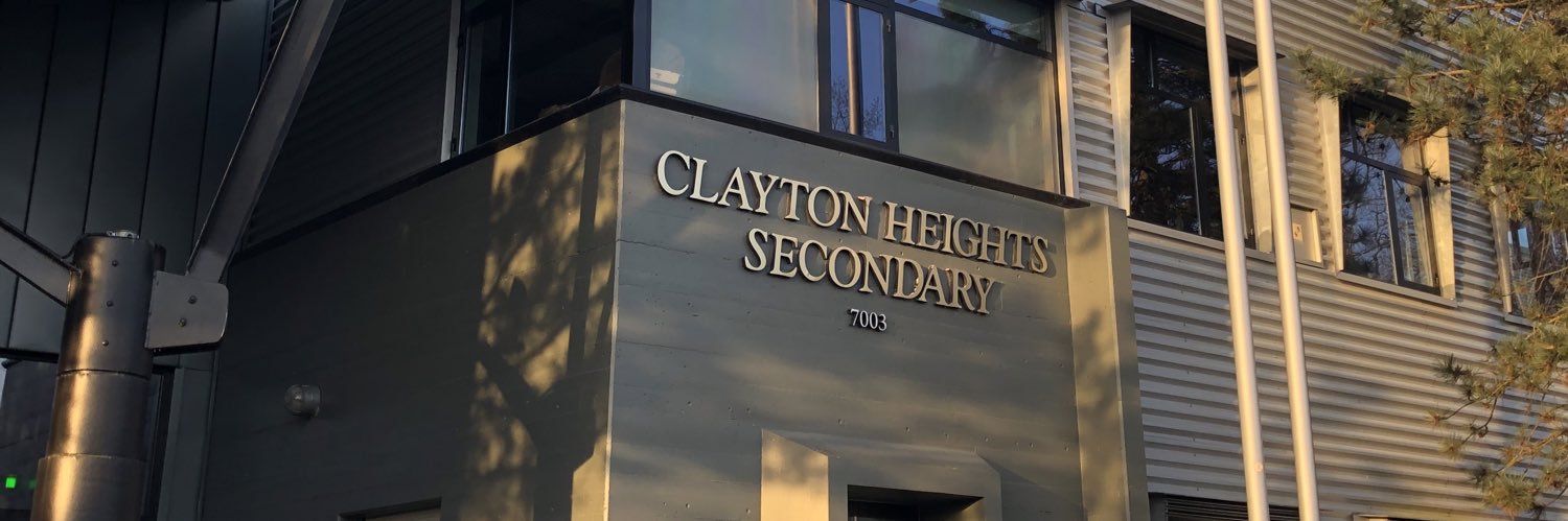 Clayton Heights Secondary banner