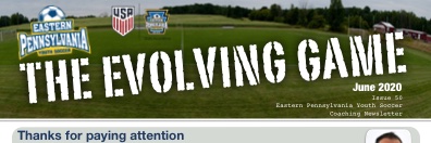 Eastern PA Youth Soccer Coaching Education banner