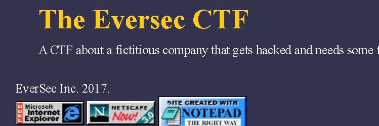 Eversec CTF banner