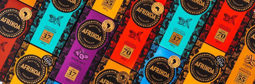 AFRIKOA Chocolate banner