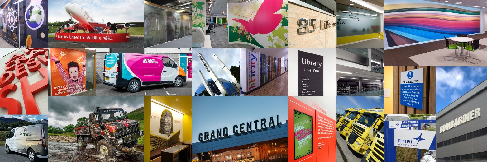 Signs Express Hudds banner