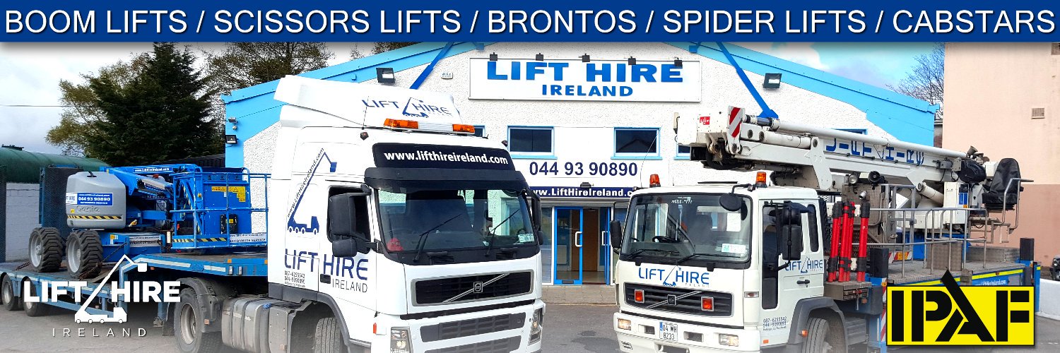 Lift Hire Ireland banner