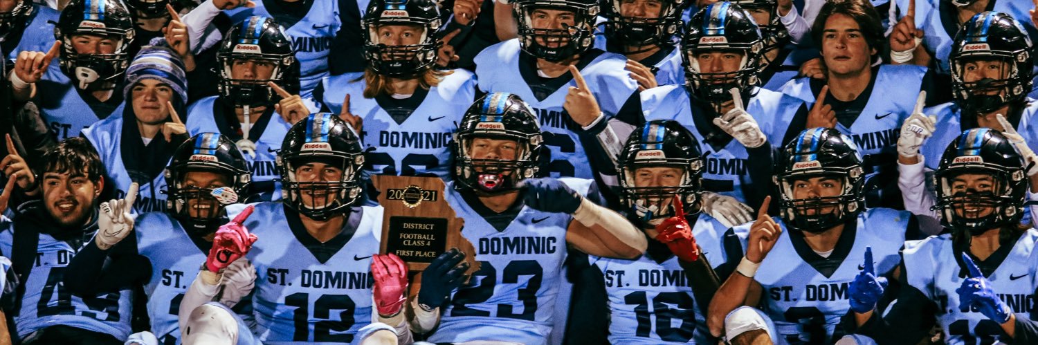 St. Dominic Football banner