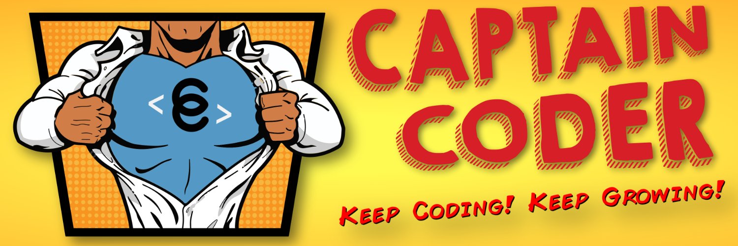 Captain Coder banner