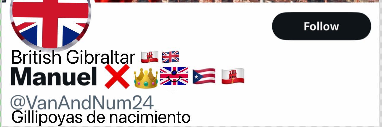 Sgt Bralter who lives in Gibraltar banner