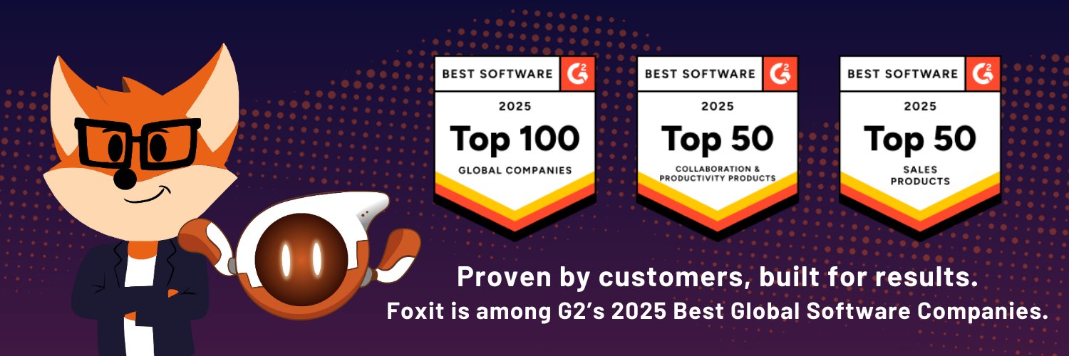 Foxit banner