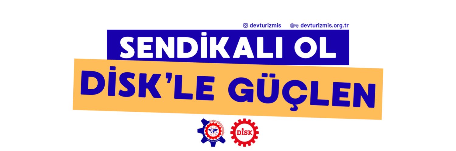 DİSK Dev. Turizm-İş's banner