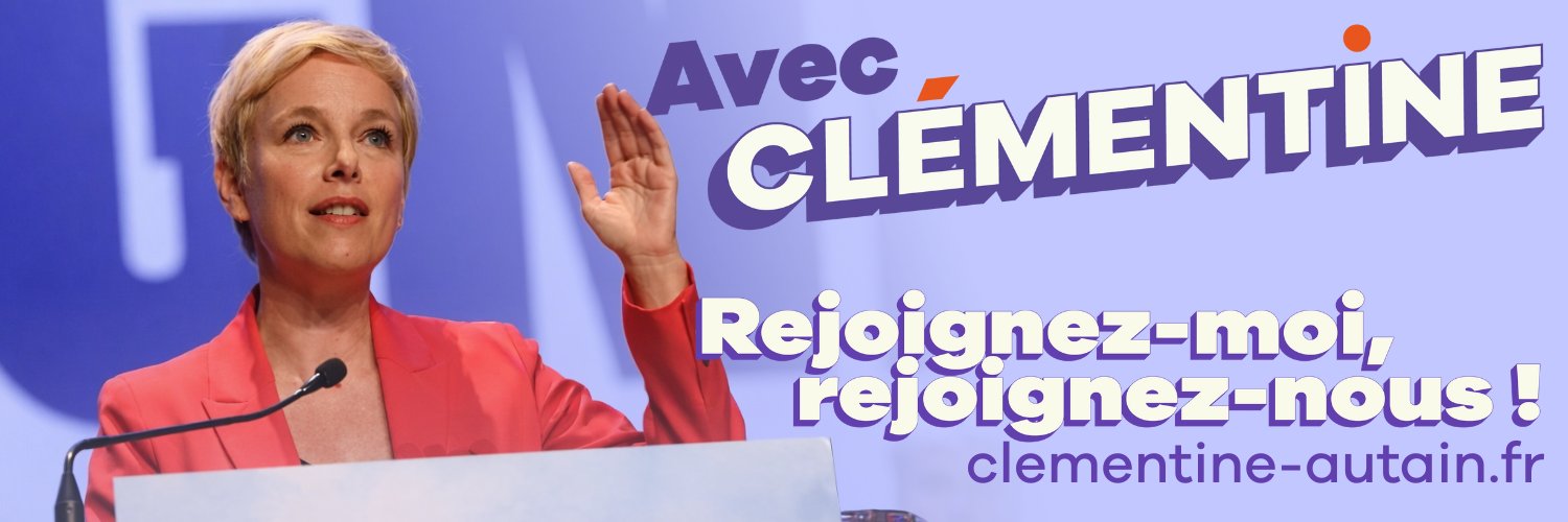 Clémentine Autain banner