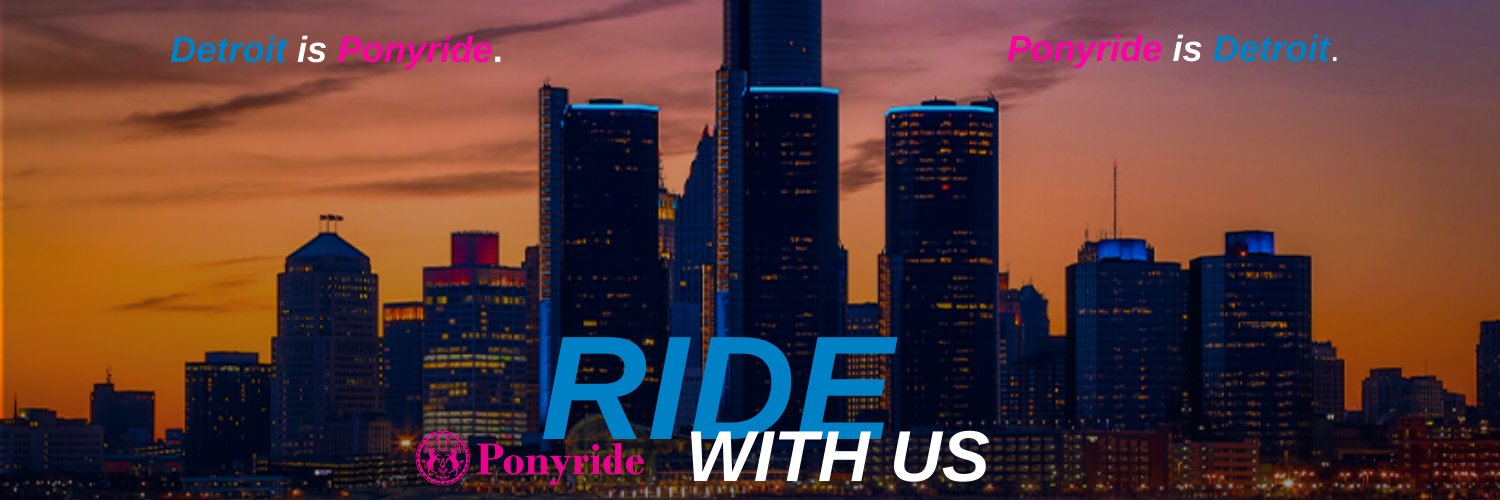ponyridedetroit's profile banner image