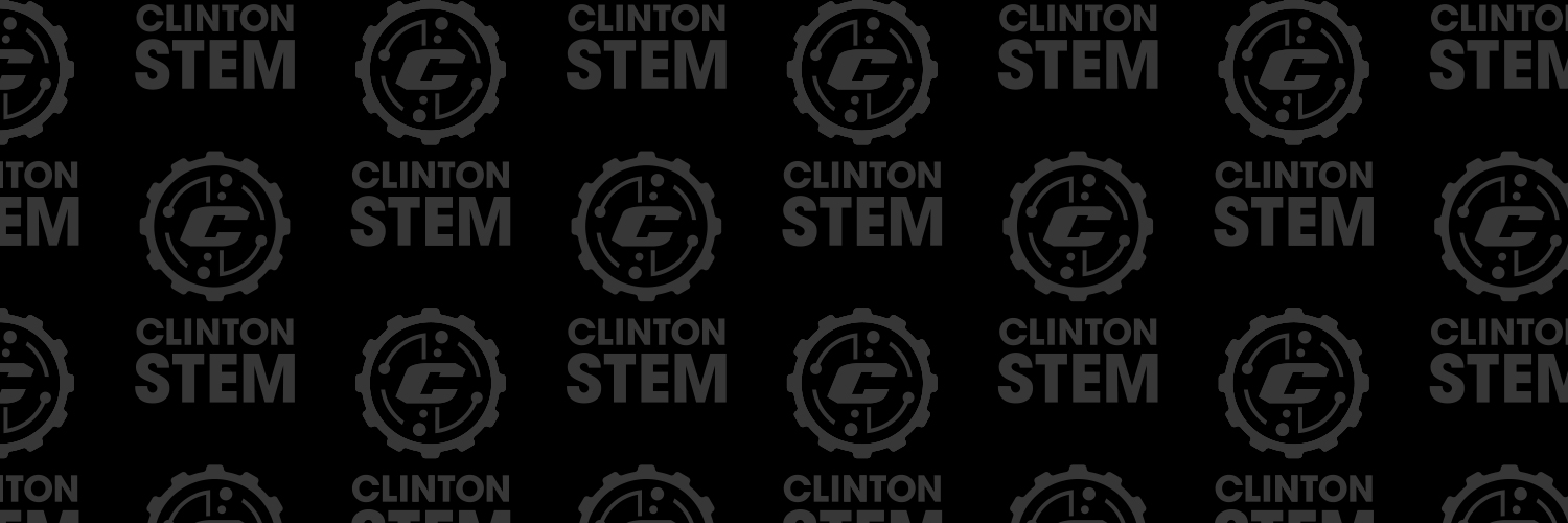 Clinton STEM's banner
