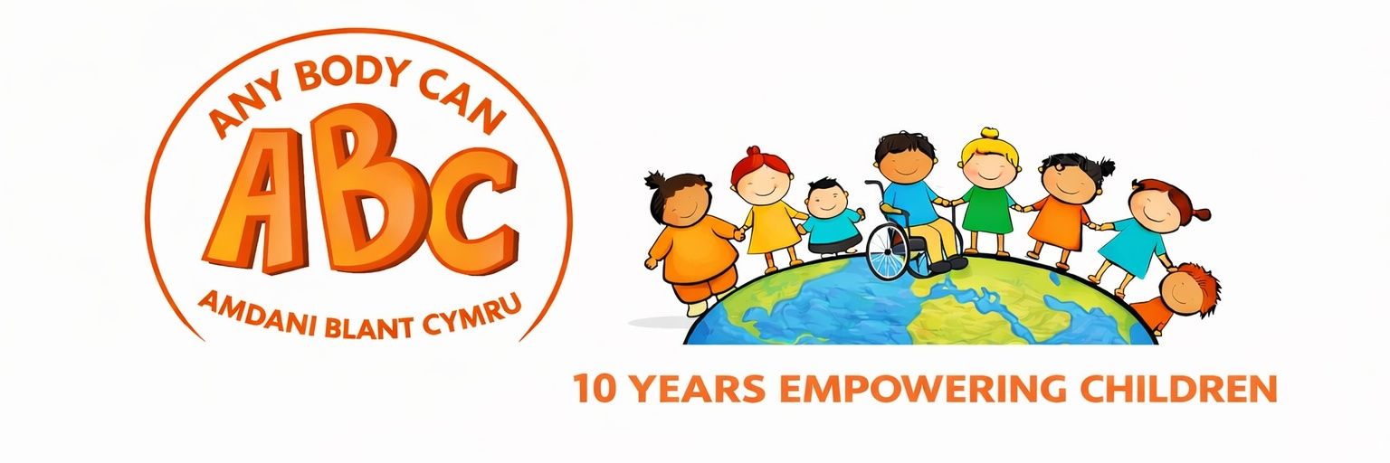 Any Body Can Amdani Blant Cymru banner