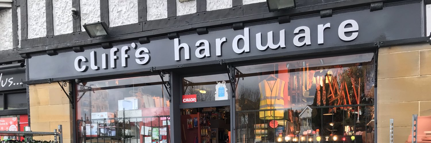 Cliff’s Hardware banner