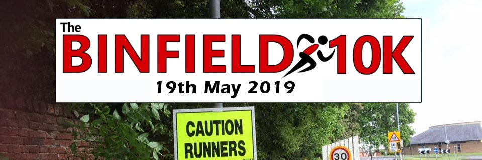 The Binfield10k banner