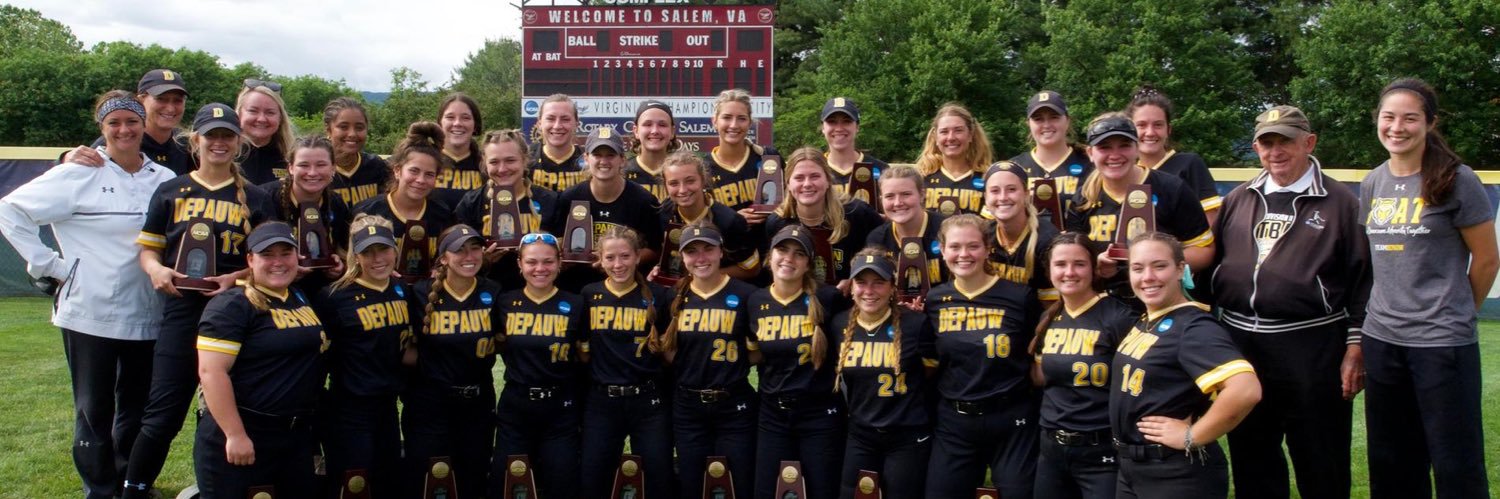DePauwSoftball's profile banner image