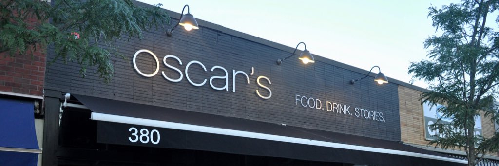 Oscar's Dedham banner