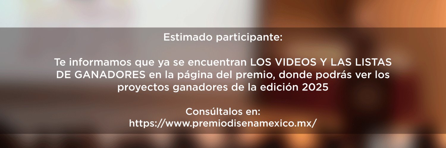 PremioDisenaMX's profile banner image