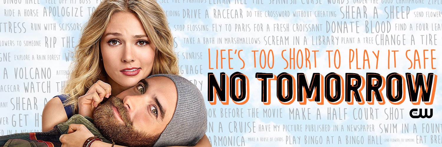 No Tomorrow banner