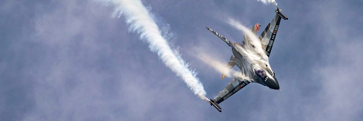 🇧🇪 Belgian Air Force F-16 Solo Display banner