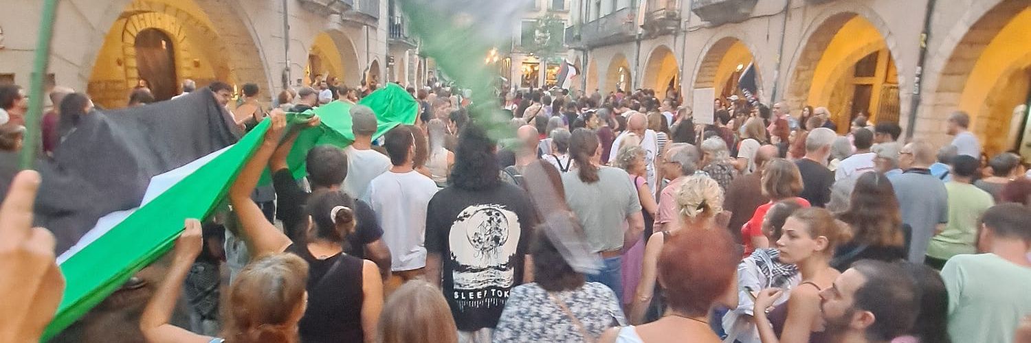 Girona amb Palestina - BDS banner