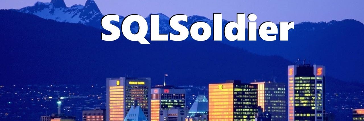 SQLSoldier's profile banner image