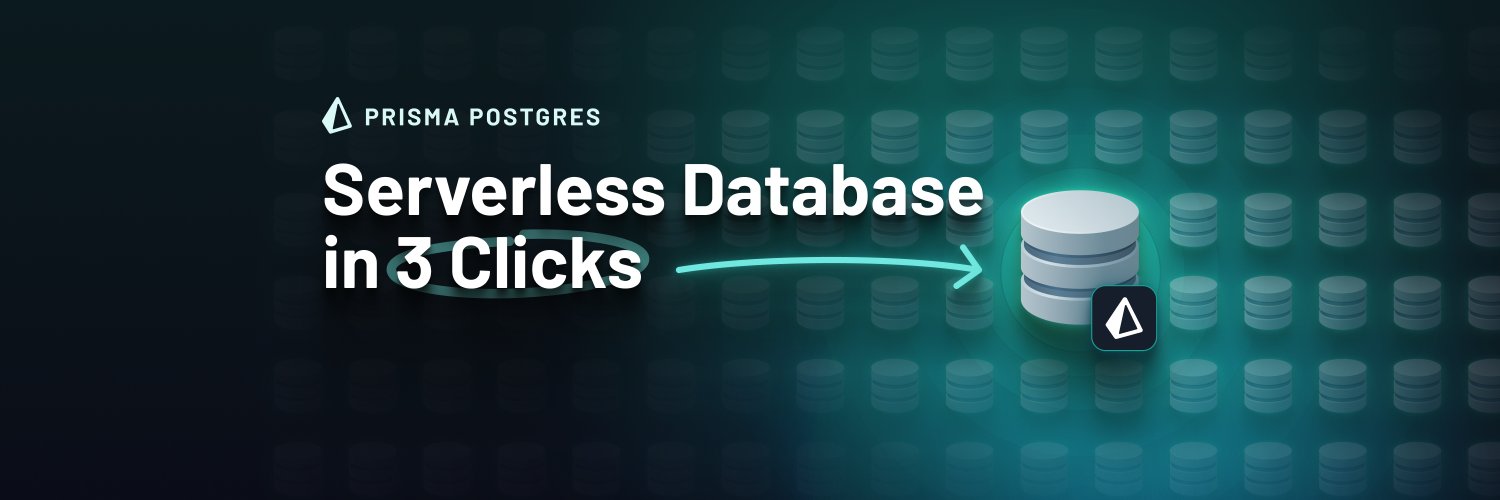 Prisma Postgres's banner