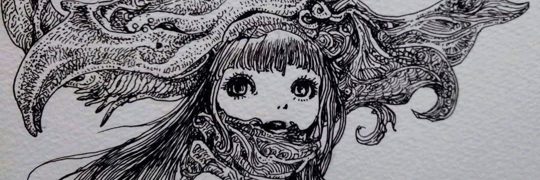 イマムラセイヤ　ペン画 banner