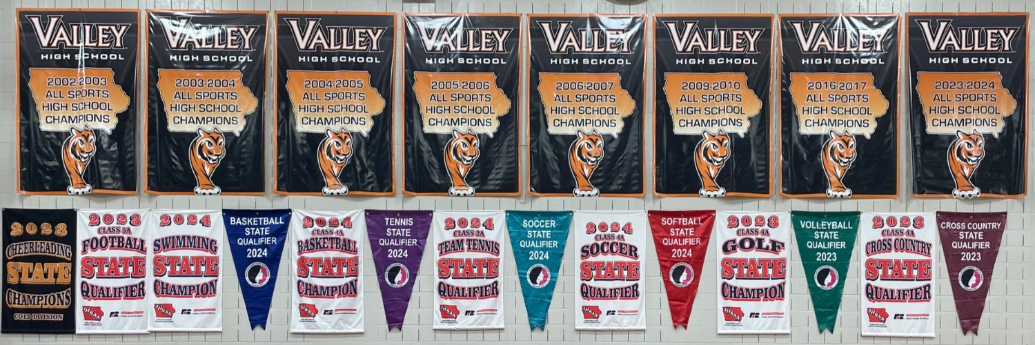 Valley High School Athletics and Activities banner
