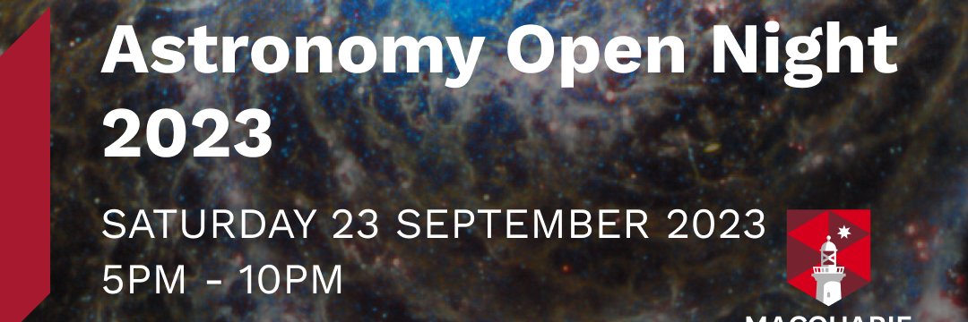 Association For Astronomy - Macquarie University banner