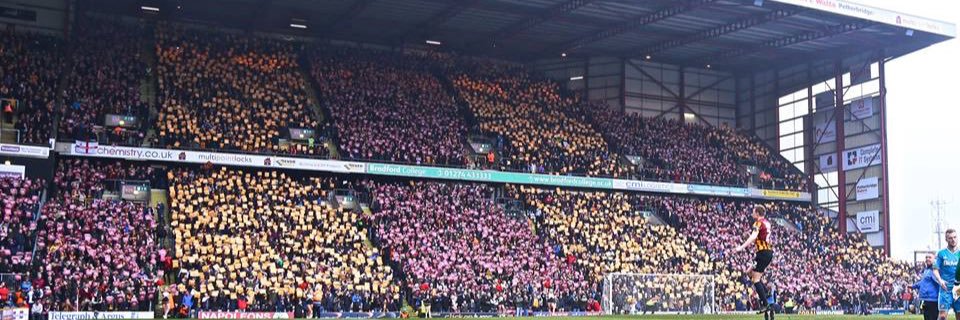 Bradford City Supporters Board banner