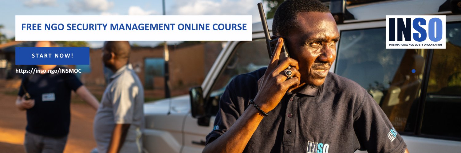 INSO - International NGO Safety Organisation banner