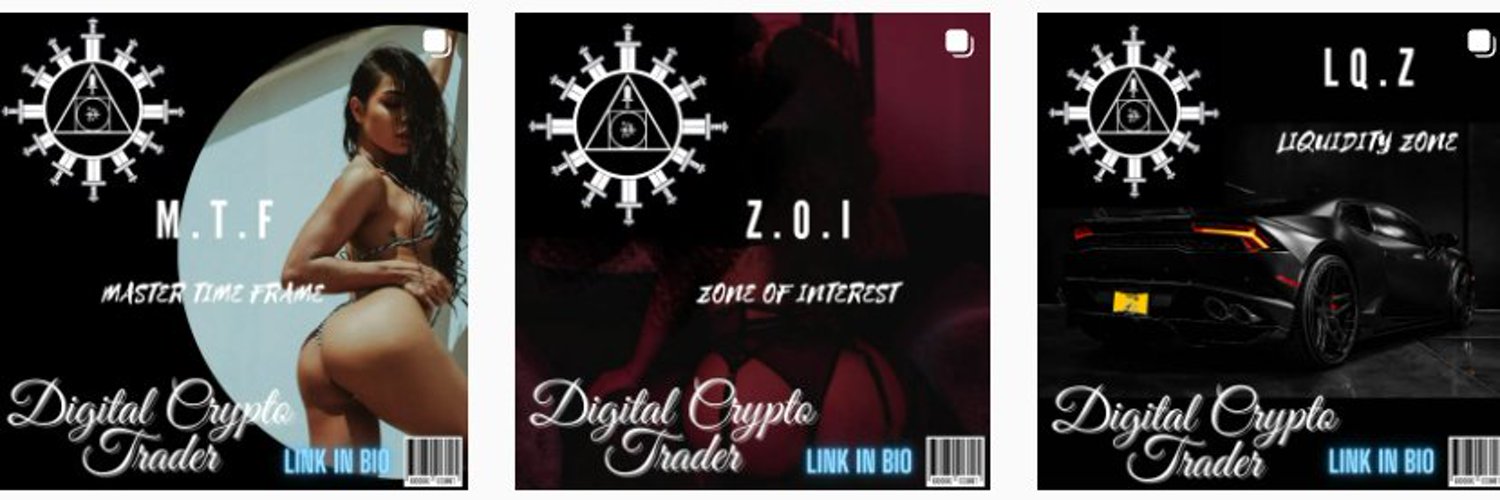 Digital Crypto Trader Profile Banner
