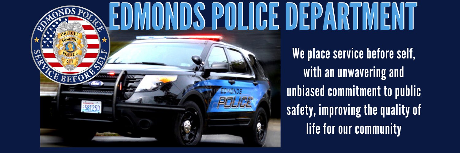 Edmonds Police Department banner