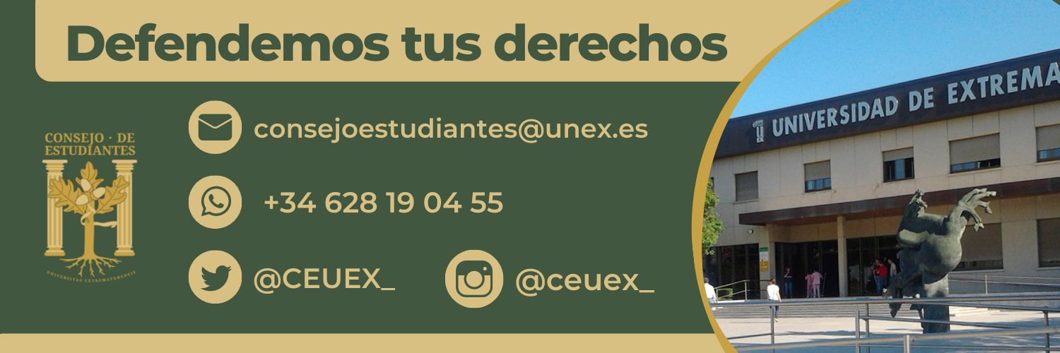 Consejo Estudiantes UEx banner