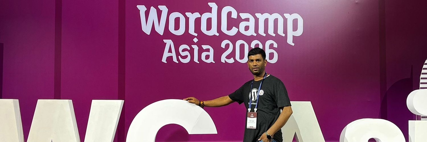 Sumit Singh #WordCampAsia banner
