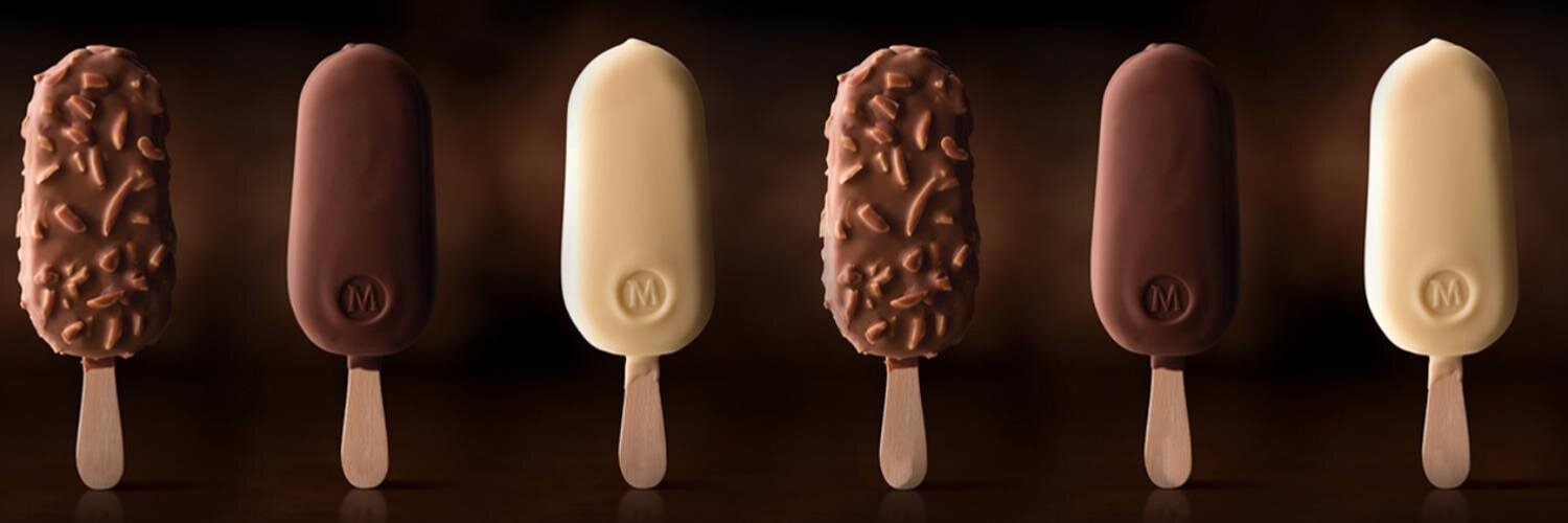 Magnum Ice Cream's banner