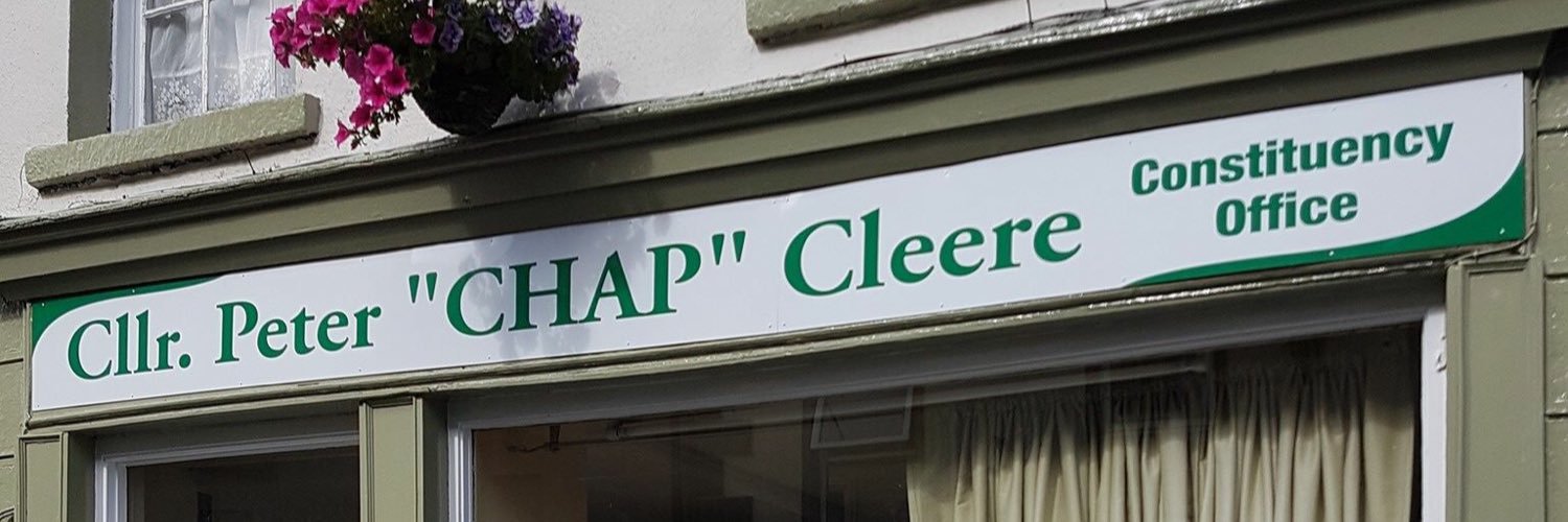 Peter Chap Cleere TD banner