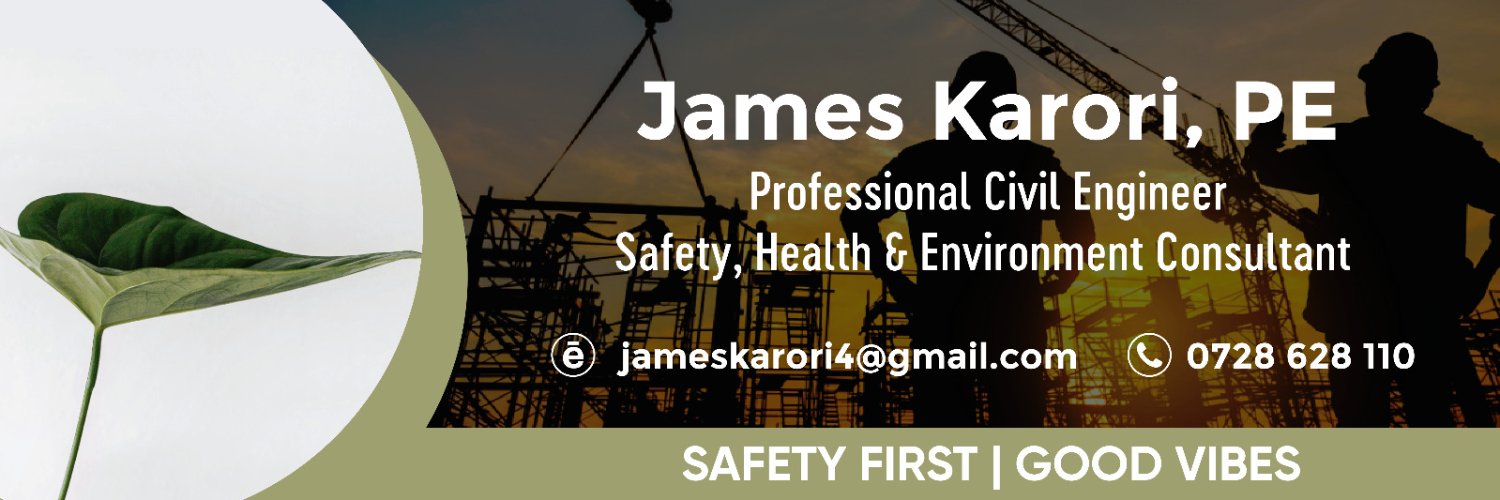 Eng. James Karori Nyabuto, MSc., PE, CertIOSH. banner