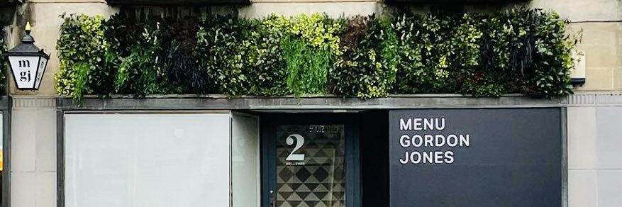 Menu Gordon Jones banner