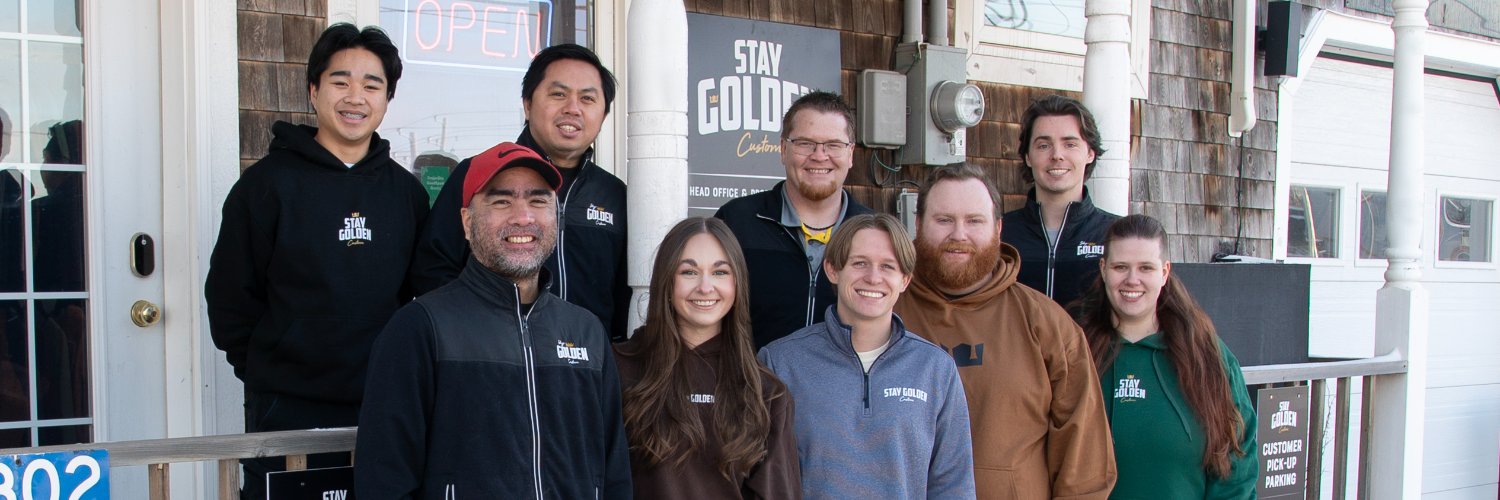 Stay Golden Custom® banner