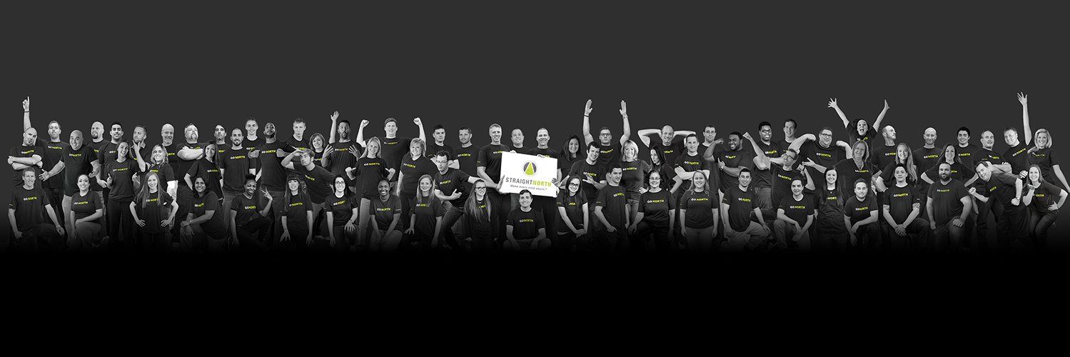 Straight North banner