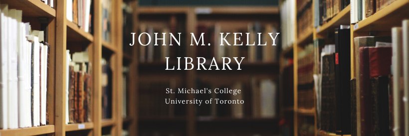 Kelly Library banner