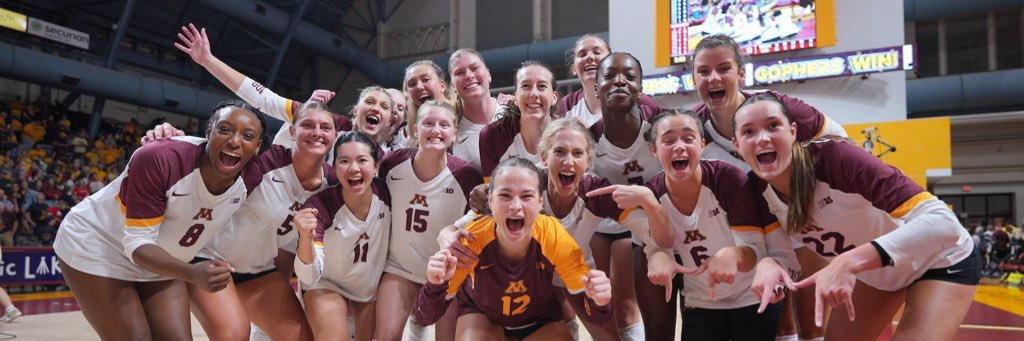 Minnesota Volleyball's banner